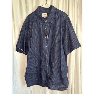 Goodfellow & Co. Big and Tall Button Down Navy Blue Shirt Size 3XB